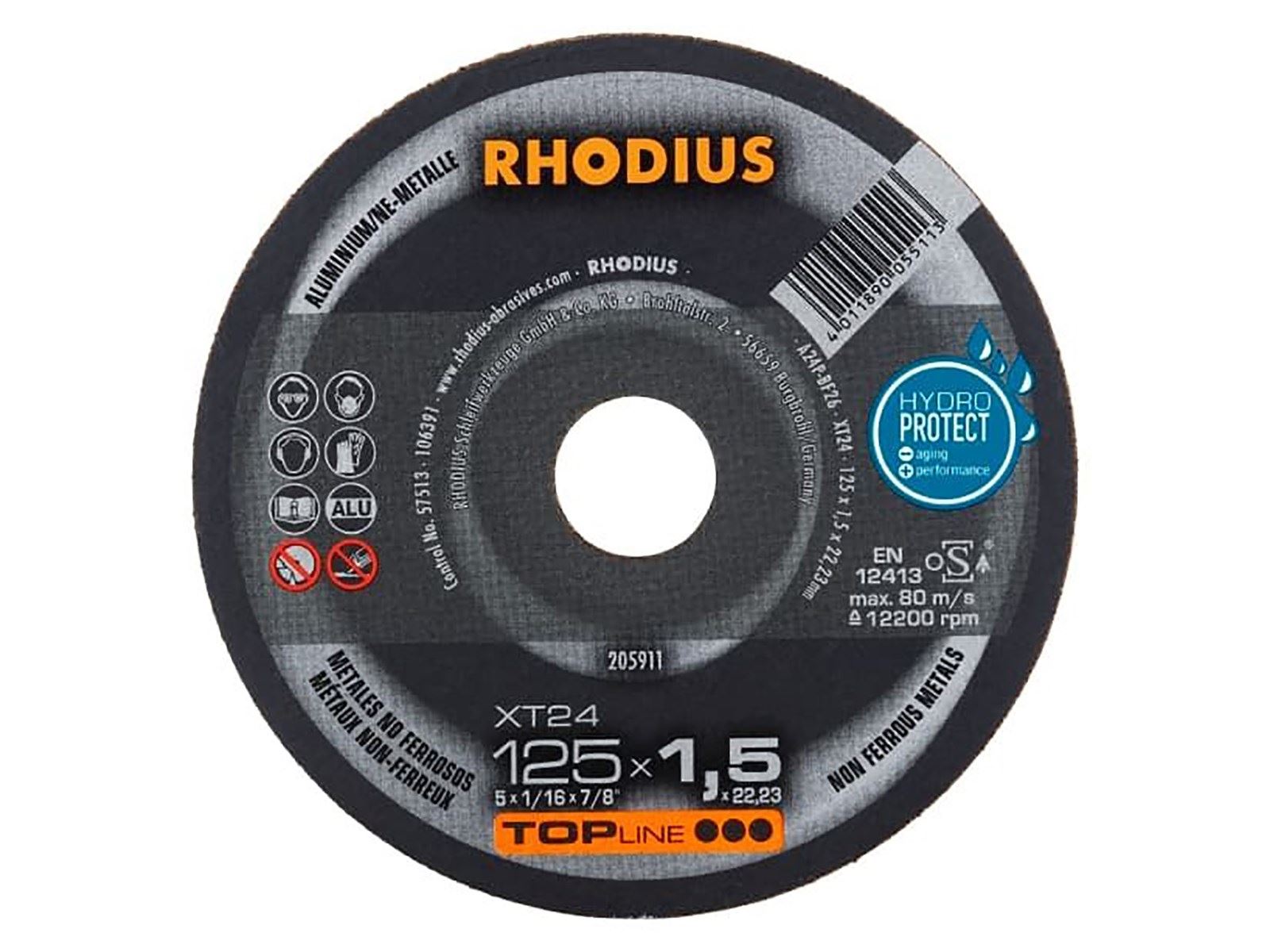Rhodius doorslijpschijf