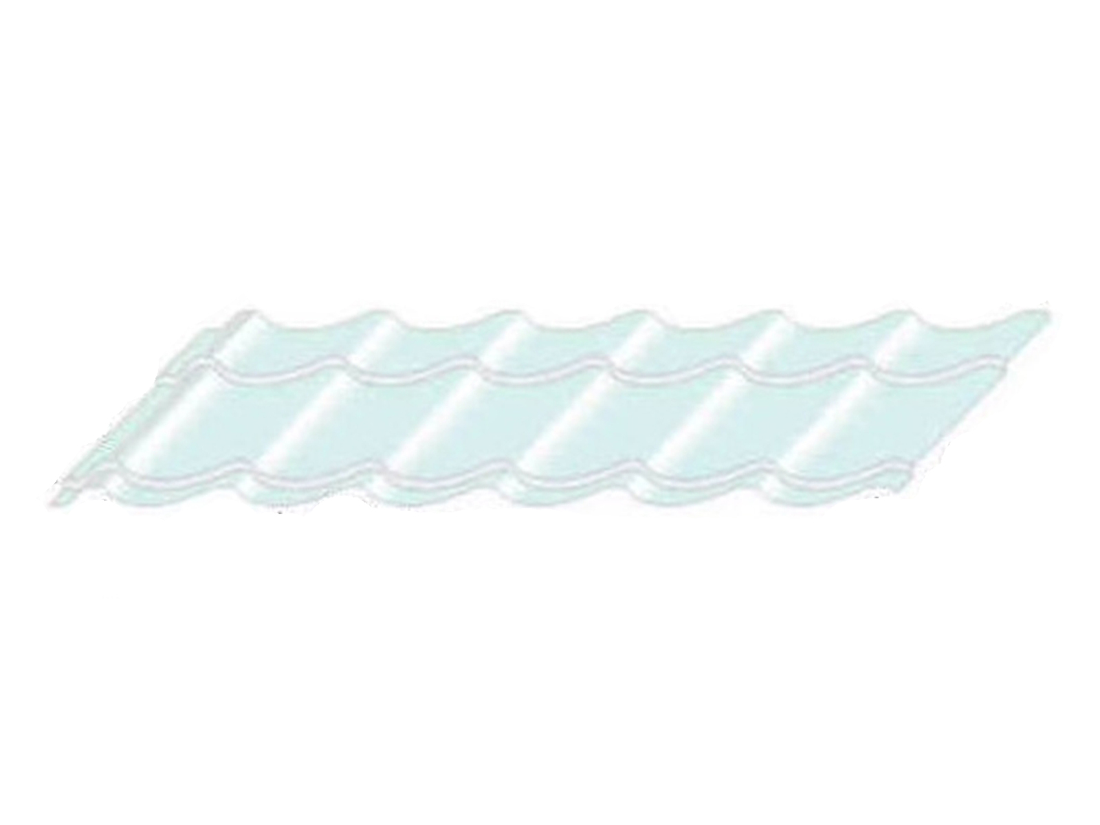 Polycarbonaat dakpan lichtplaat