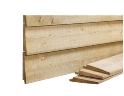 NE-vuren Zweeds rabat houten plank (bevelsiding)