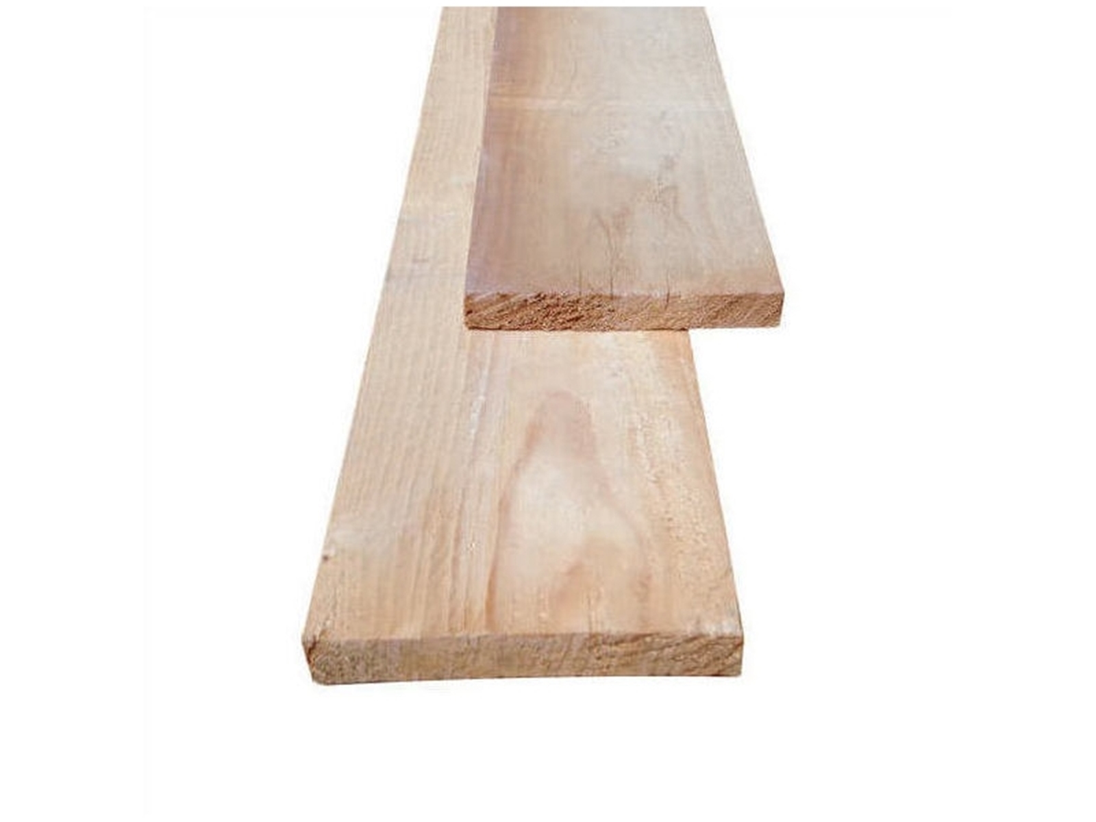 ME-vuren houten plank (bouwplank), ±23x180mm, II/III, fijnbezaagd, onbehandeld, 5000mm