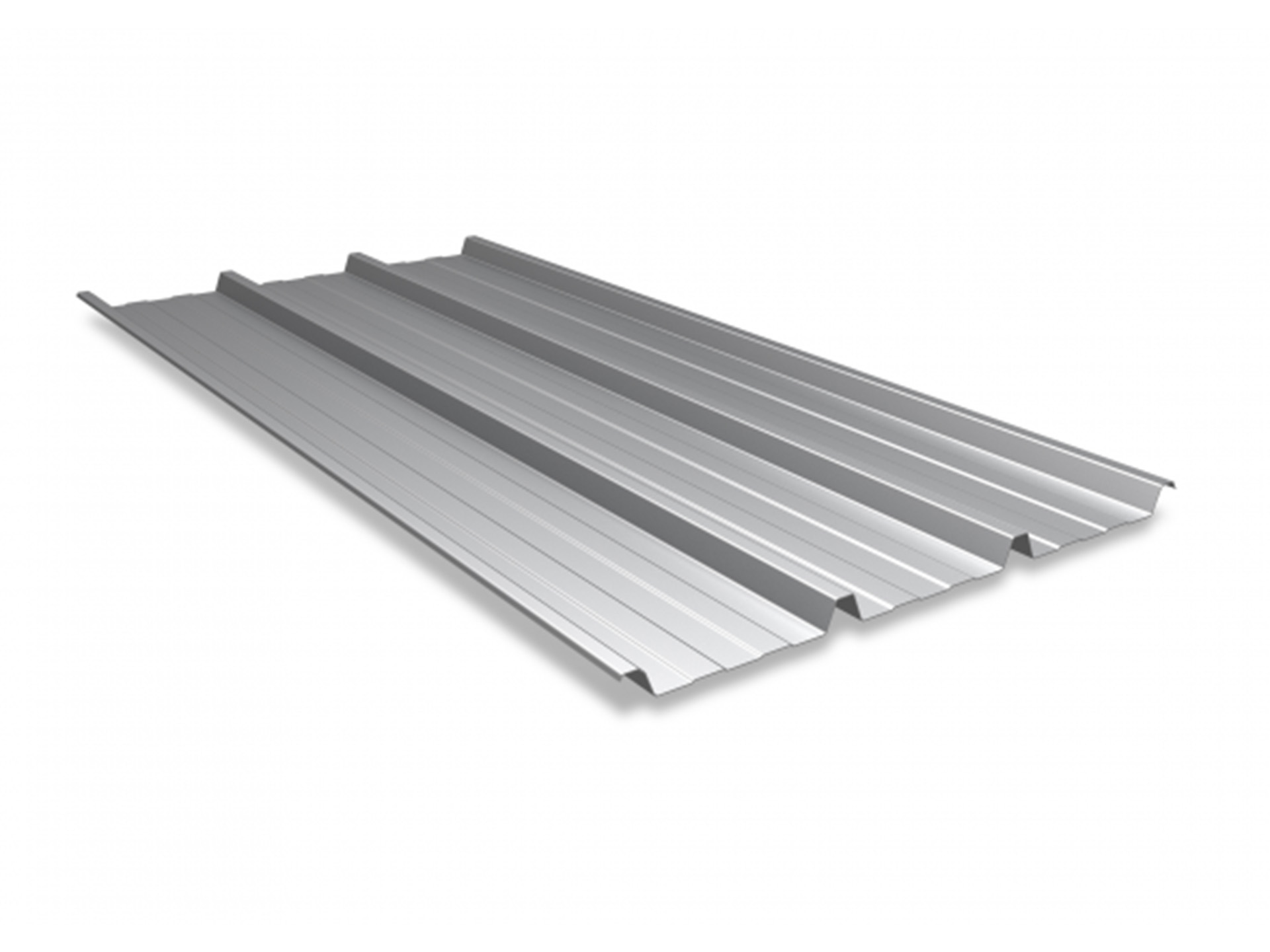 Stalen damwand dakplaat, 45/1000, 0.75mm, HPS White (±RAL 9003)