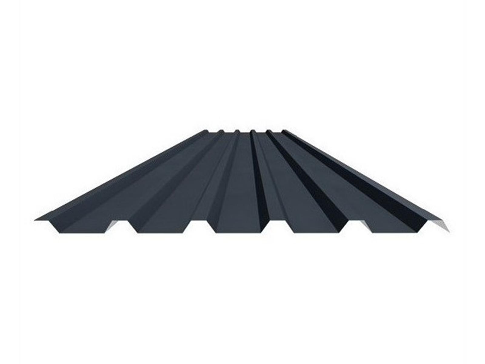 Stalen damwand dakplaat, 35/1035, 0.50mm, SDP50 Antraciet (±RAL 7016)