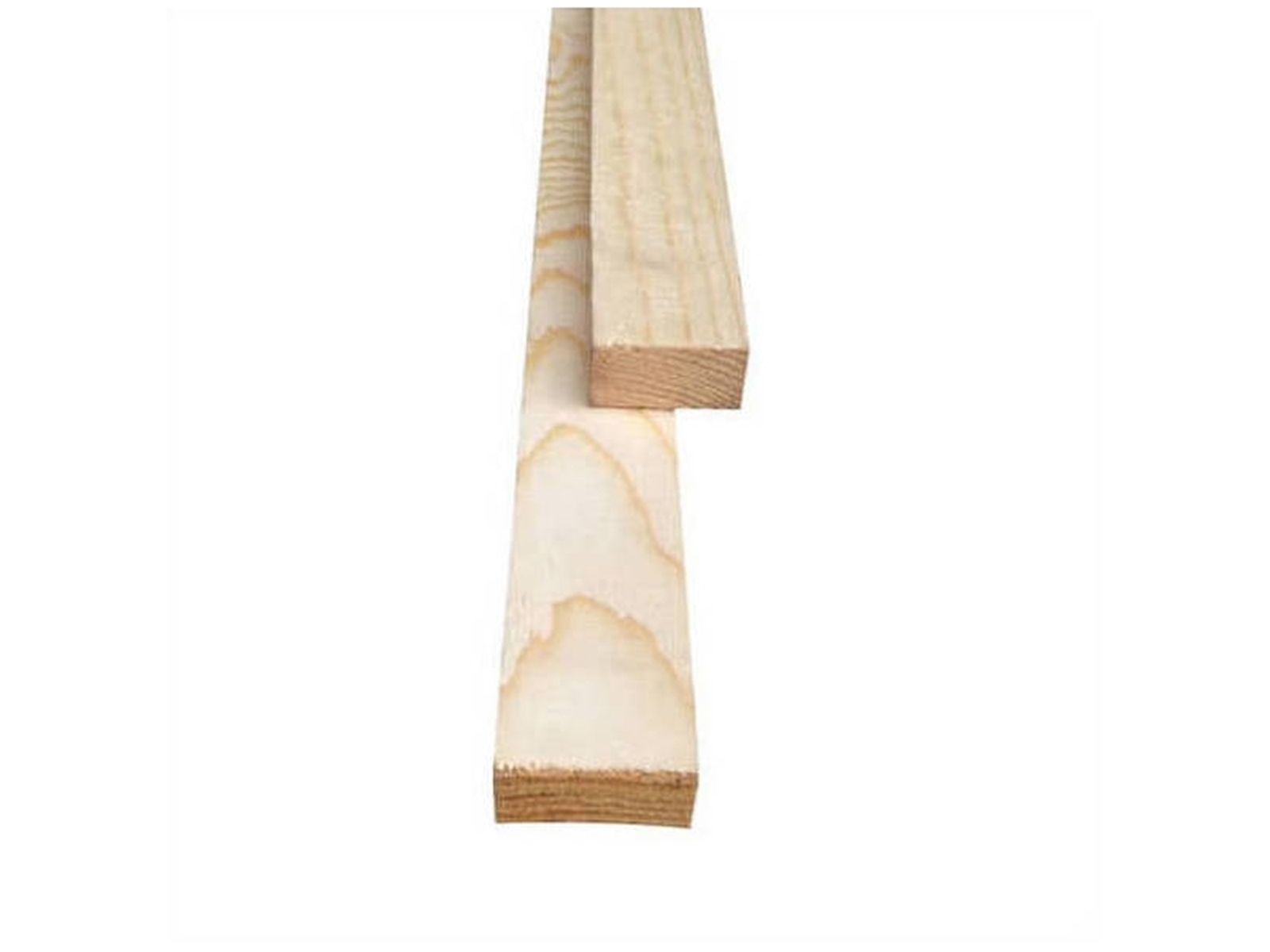 NE-vuren houten lat (dubbel lat), ±22x50mm, geëgaliseerd, onbehandeld, 4200mm