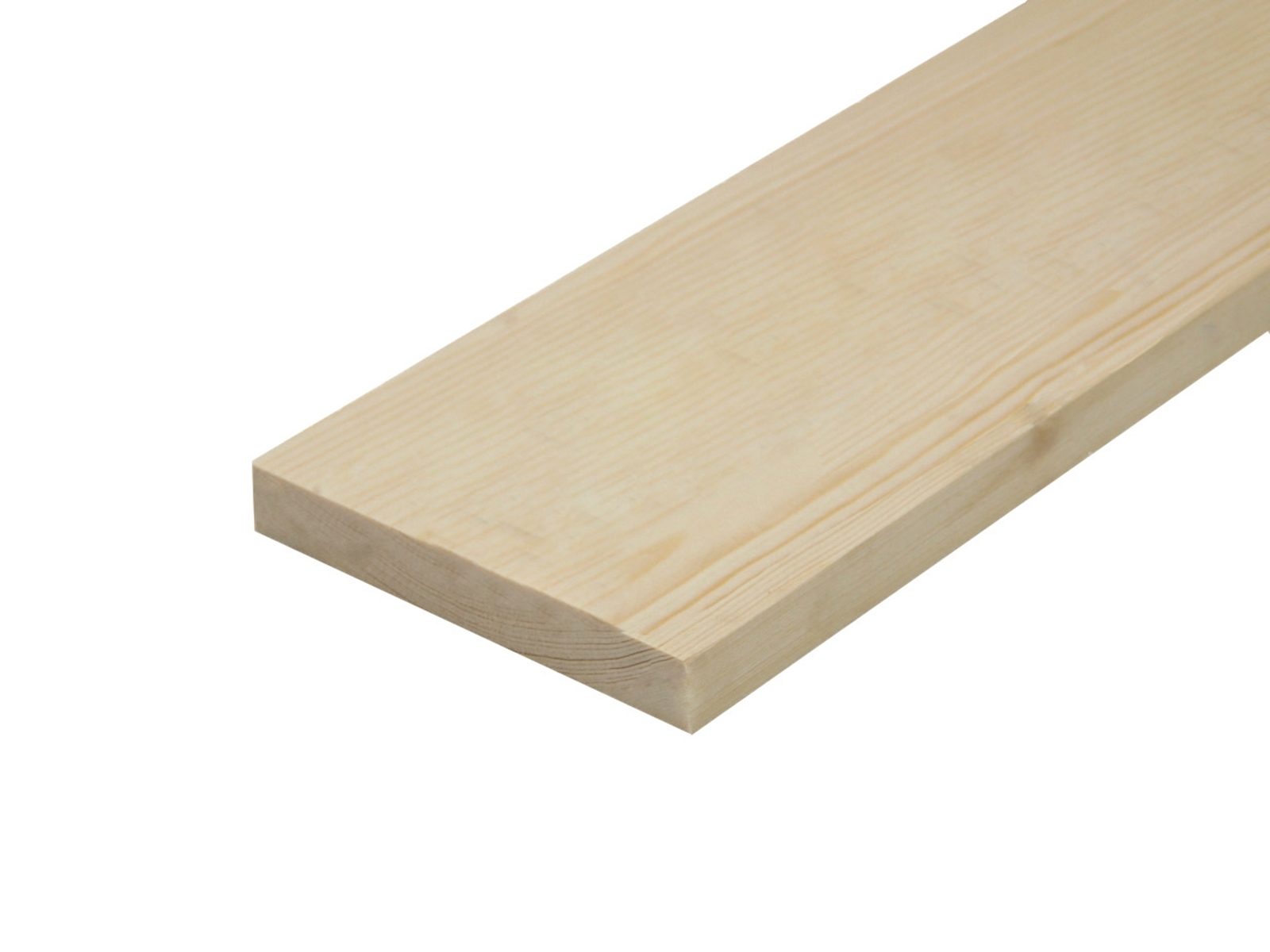 NE-vuren houten plank, ±18x196mm, geschaafd, onbehandeld, 5100mm