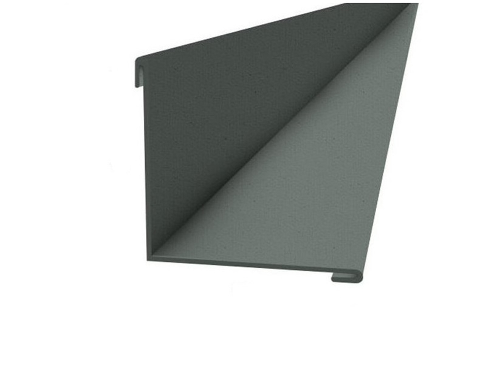Stalen staande waterslag, 0.70mm, interieur, HPS200 Ultra Olive Green (±RAL 6003), 140x147mm, 3000mm