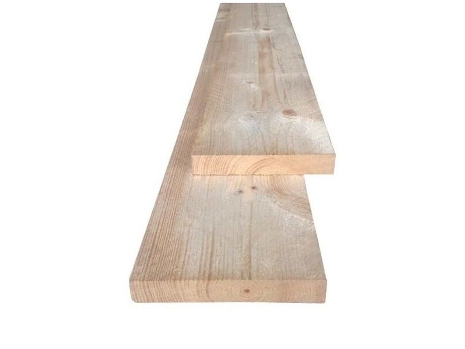 ME-vuren houten plank (steigerplank), 32x200mm, C18, gedroogd