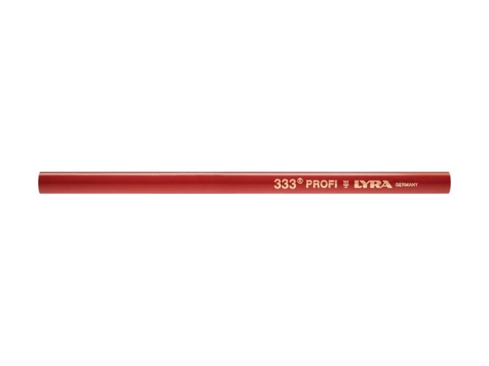 Lyra timmermanspotlood, No. 333, rood 24cm (los)