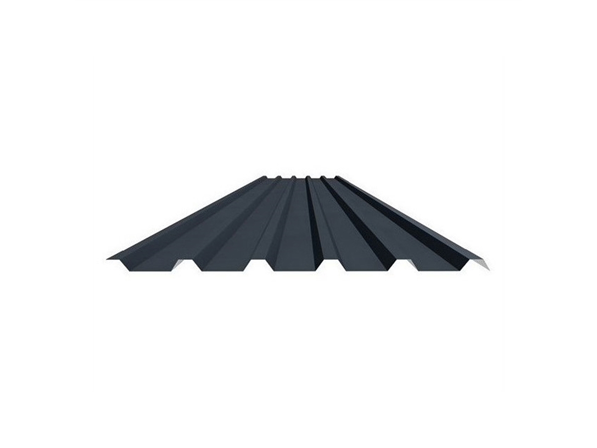 Stalen damwand dak- en wandplaat, 35/1035 profiel, SP25, Antraciet ±RAL 7016
