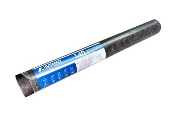 Dampdoorlatende folie voor dak en wand (spinvlies), 140gr/m2, antraciet/zwart, 50x1.5m