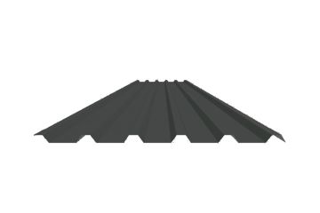 Profielplaat dak, 35/1035 trapezium, 0.63mm, SDP50 Zwartgrijs (±RAL 7021)