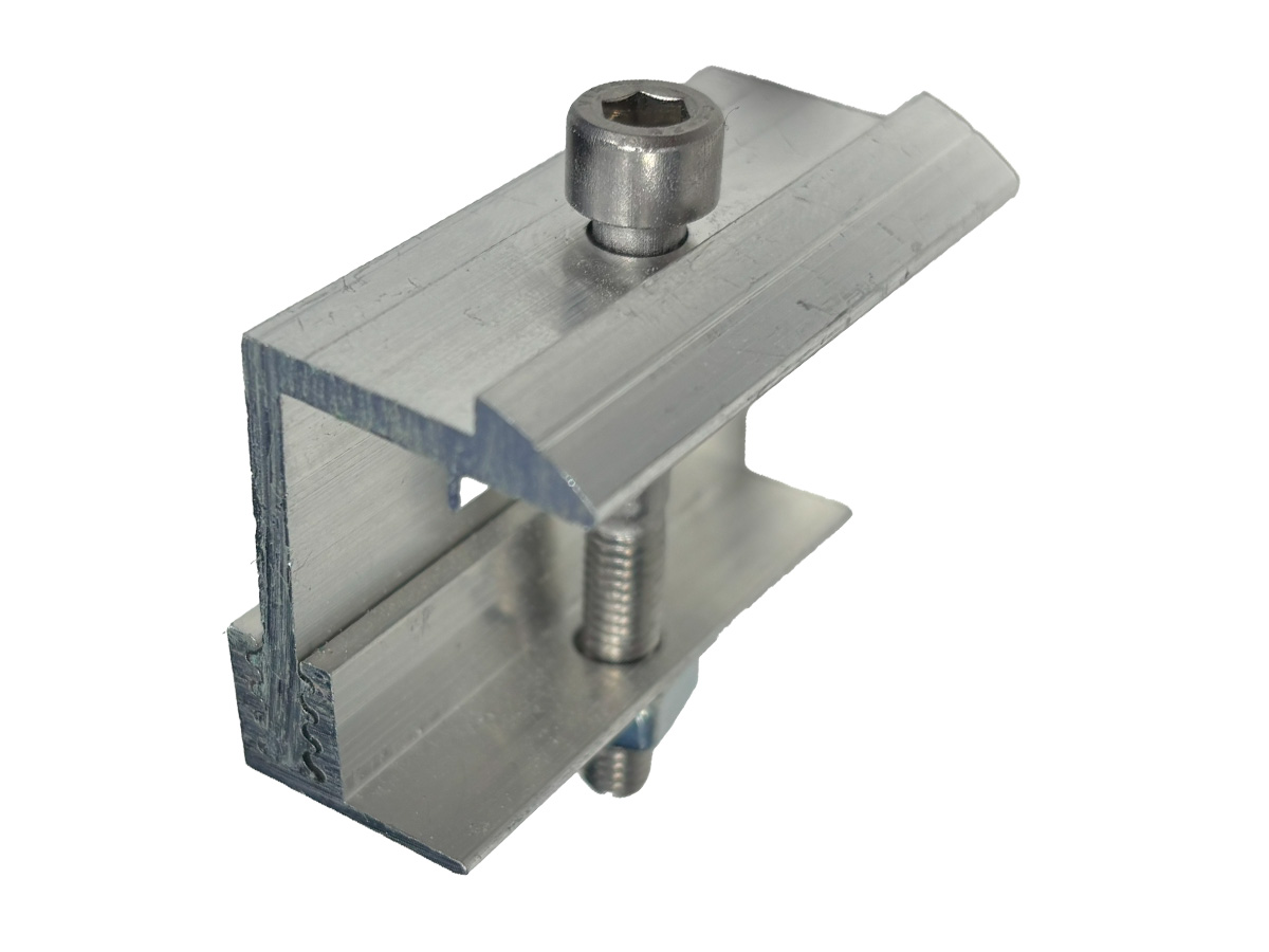 Eindklem tbv. PoweRail (30mm)