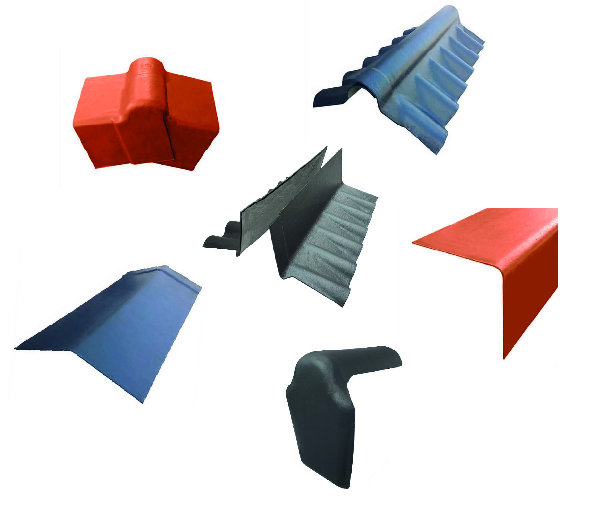 Eternit-Ecolor vezelcement hulpstukken