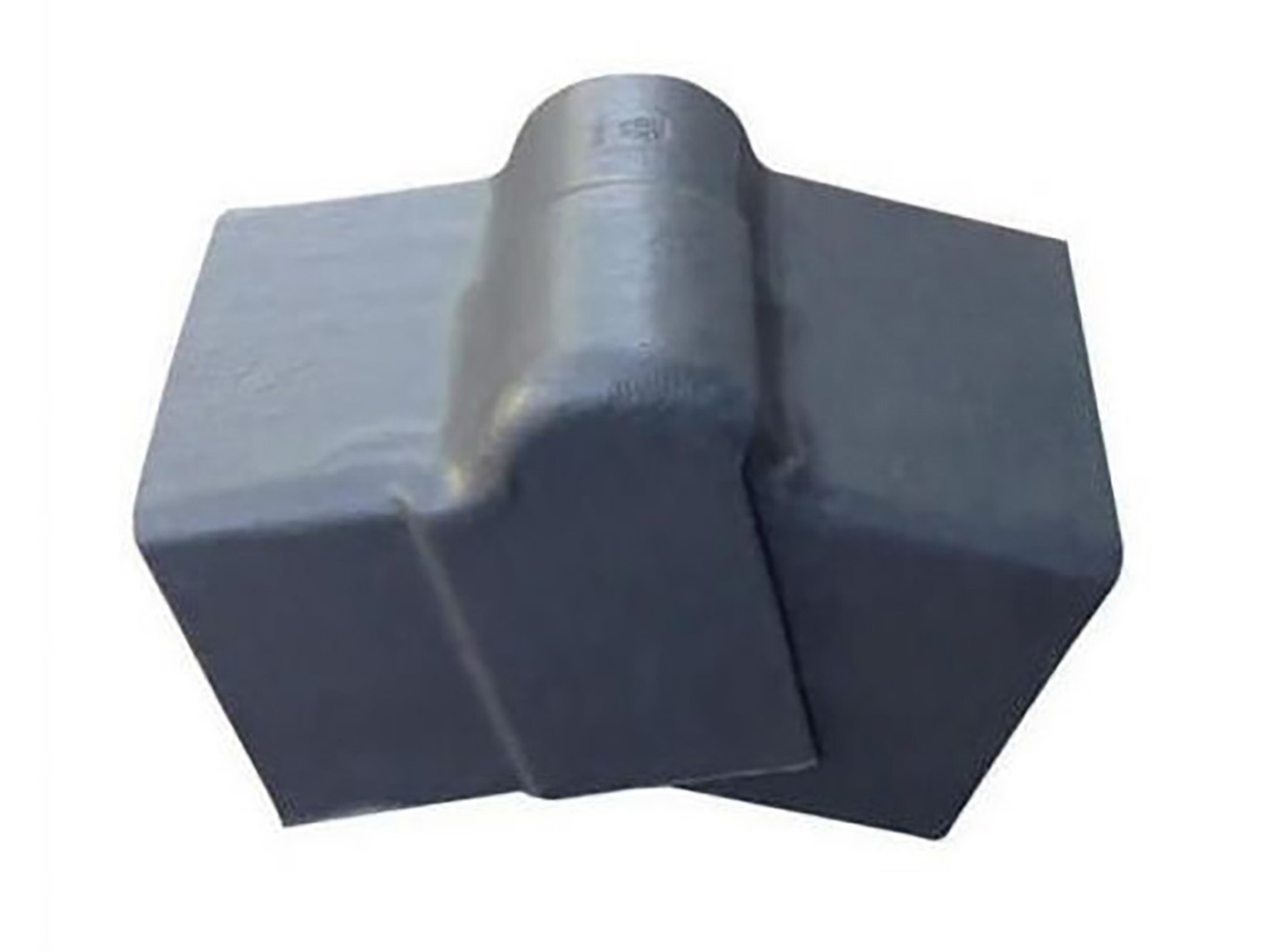 Eternit-Ecolor topgevelstuk, HK, kleine bolling, Donkergrijs