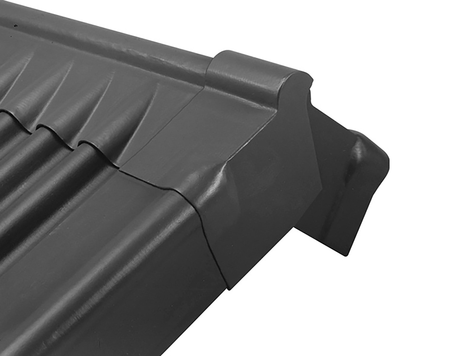 Eternit-Ecolor topgevelstuk, MK, kleine bolling, Donkergrijs