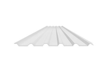 Polycarbonaat trapezium lichtplaat, 35/1035, enkelwandig, 1.0mm, helder (Op lengtemaat)