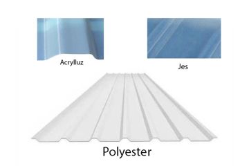 Flowlight polyester lichtcassette, Victory tbv. Kingspan en SAB sandwichpanelen