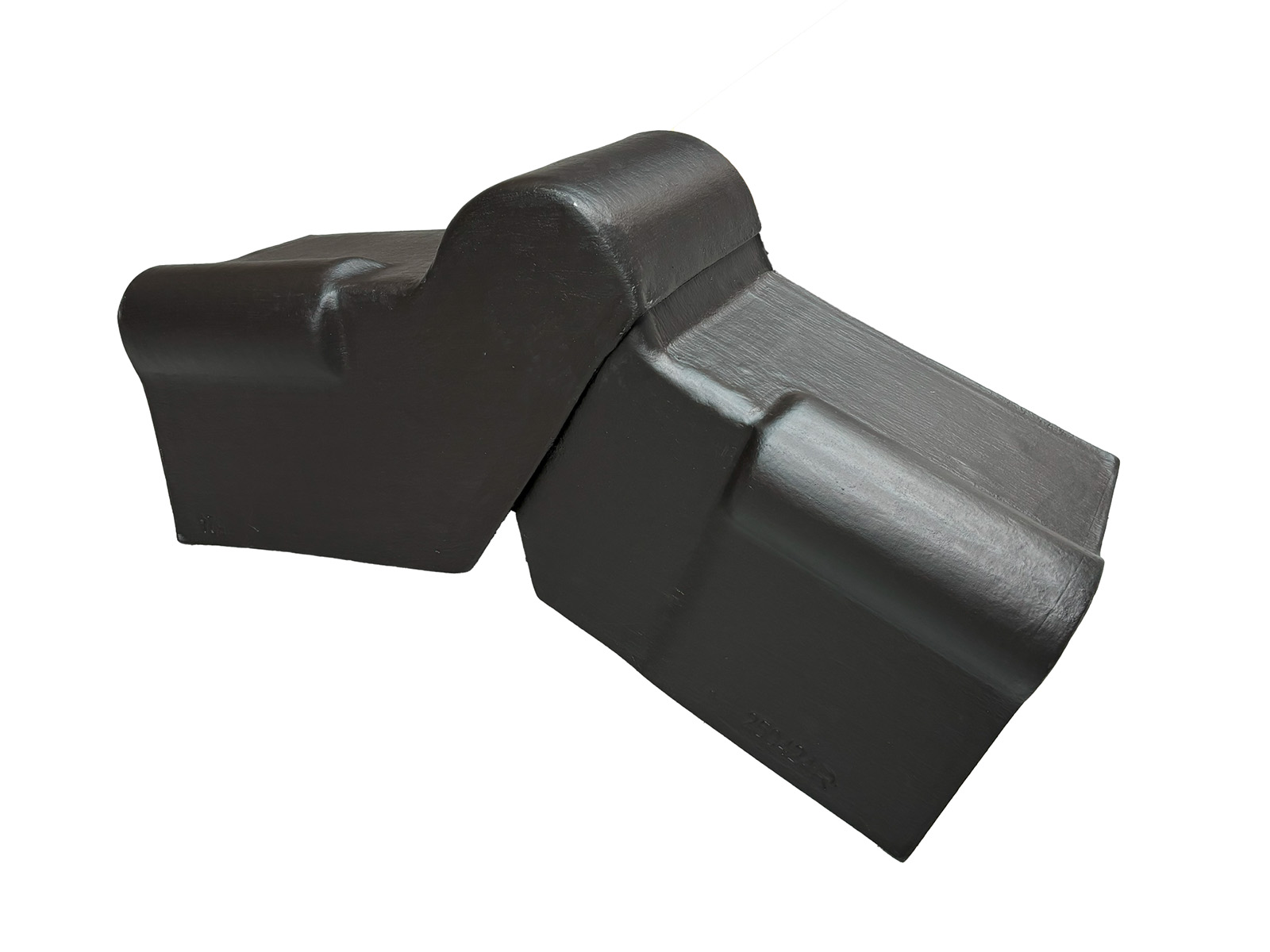 Humanit topgevelstuk, MK, Zwart, 1100mm