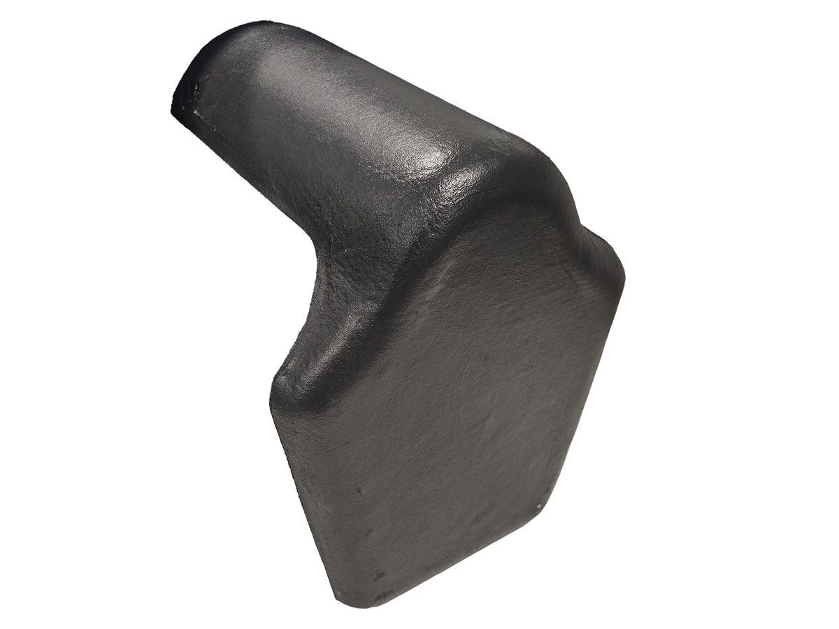 Humanit topgevel eindkap, MK, Zwart, 1100mm