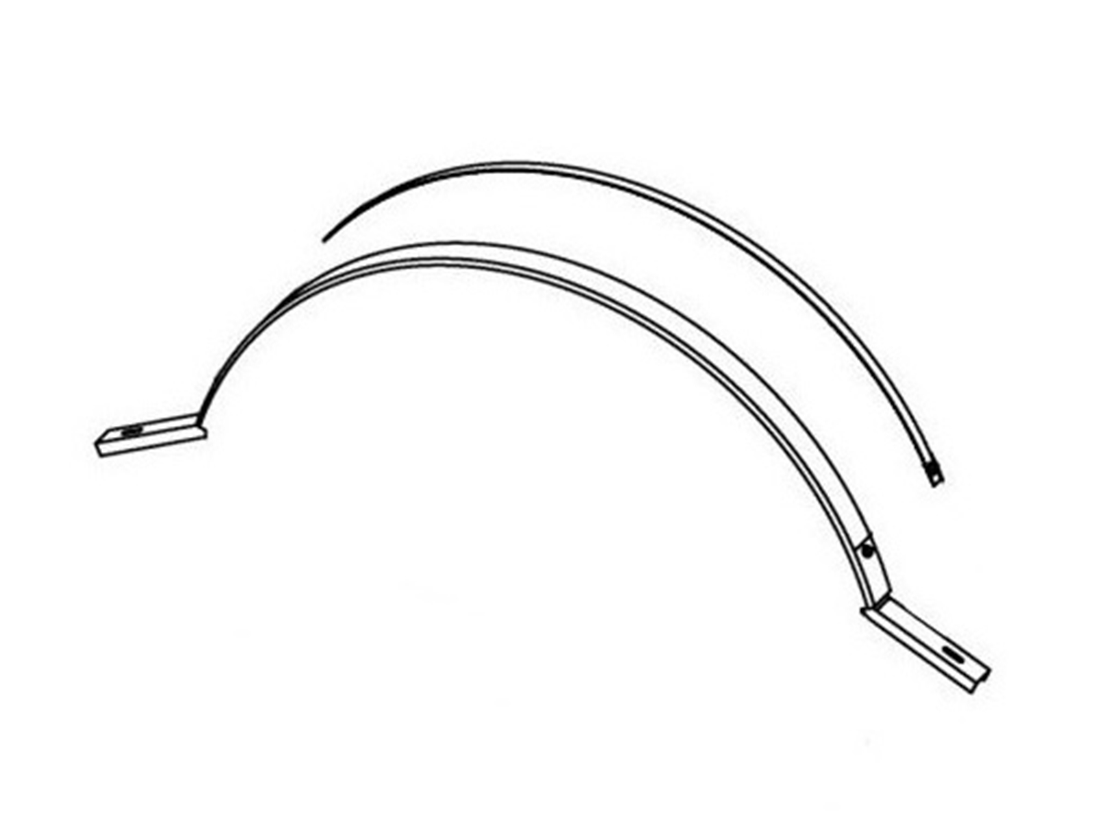 Veestalbeugel, model 1380, nieuw model lichtstraat