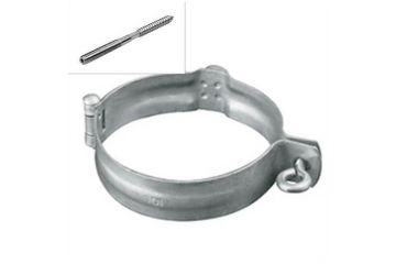 Verzinkt stalen HWA beugel met pen, Ø80mm