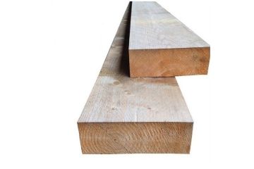 ME-vuren houten balken, ±75x225mm, gedroogd, C24