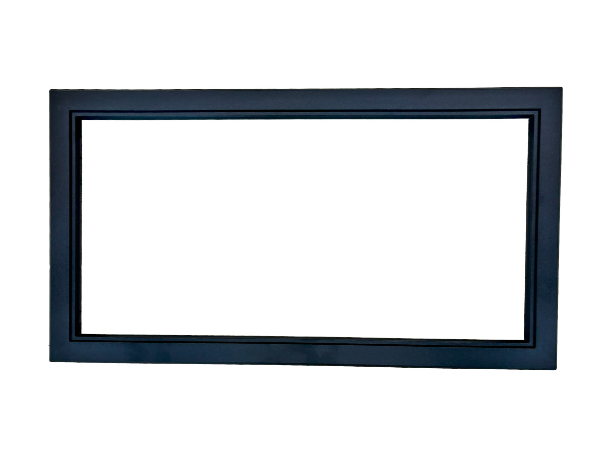 Inbouw venster tbv. schuifdeuren, rechthoekig, ±680x373mm