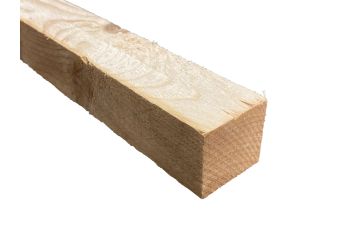 ME-vuren houten balken (regels), ±45x45mm, onbehandeld, 3600mm